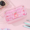 Capacious pencil case, cute cartoon strawberry for elementary school students, new collection