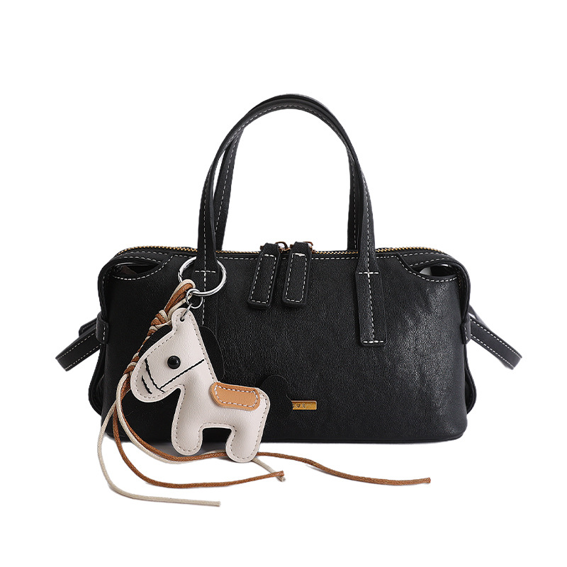 Textura pequeña bolsa cuadrada para mujeres 2026 nuevo estilo japonés estilo coreano bolso de mano casual diario temperamento simple retro