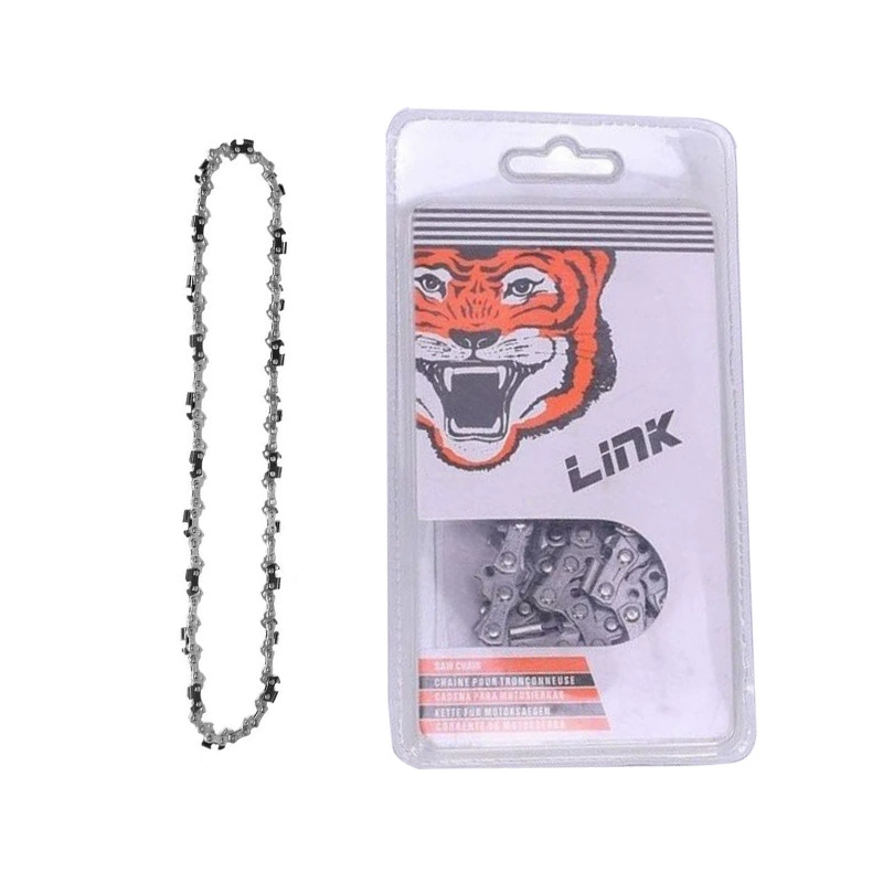 Угловая шлифовальная машина Модифицированная цепь электрической пилы 11,5-дюймовая 4-дюймовая 12-дюймовая 16-дюймовая цепная пила для каротажа Цепь электрической цепной пилы с тигровой головкой