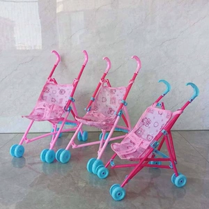 Детская семейная тележка, складная пластиковая игрушка, кукла, прямые продажи с завода
