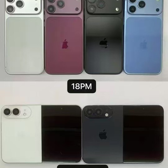 Suitable for Apple 18 Pro Max, Apple Dou Foldable Phone, Simulated Mobile Phone Model, Prop Model
