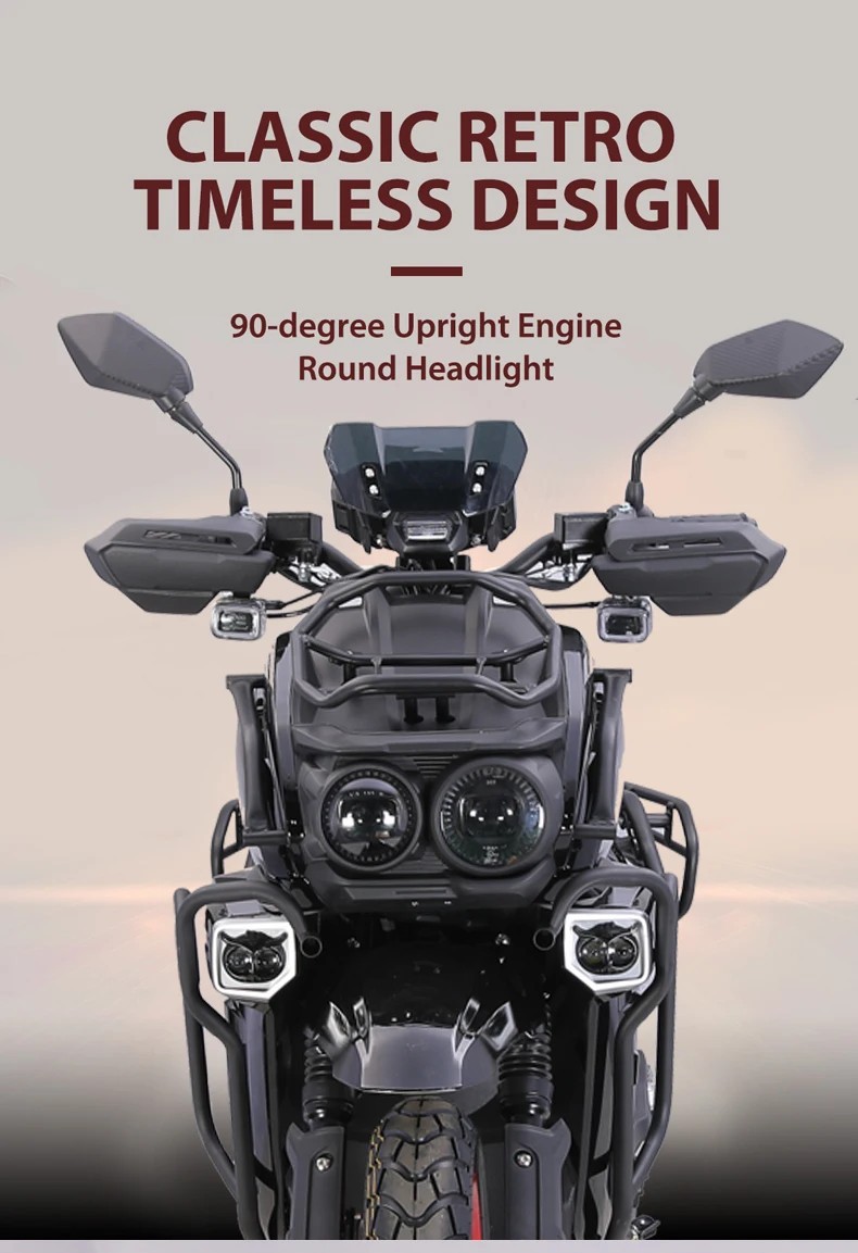 New Year Export Fuel Ws Defender Motorcycle 150Cc Adult Fuel-Saving Scooter Available for Wholesale