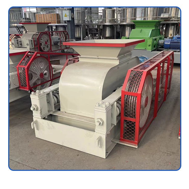 煤矸石岩石破沙机钢渣炉渣大型鹅卵石石英砂白云石对辊式破碎机