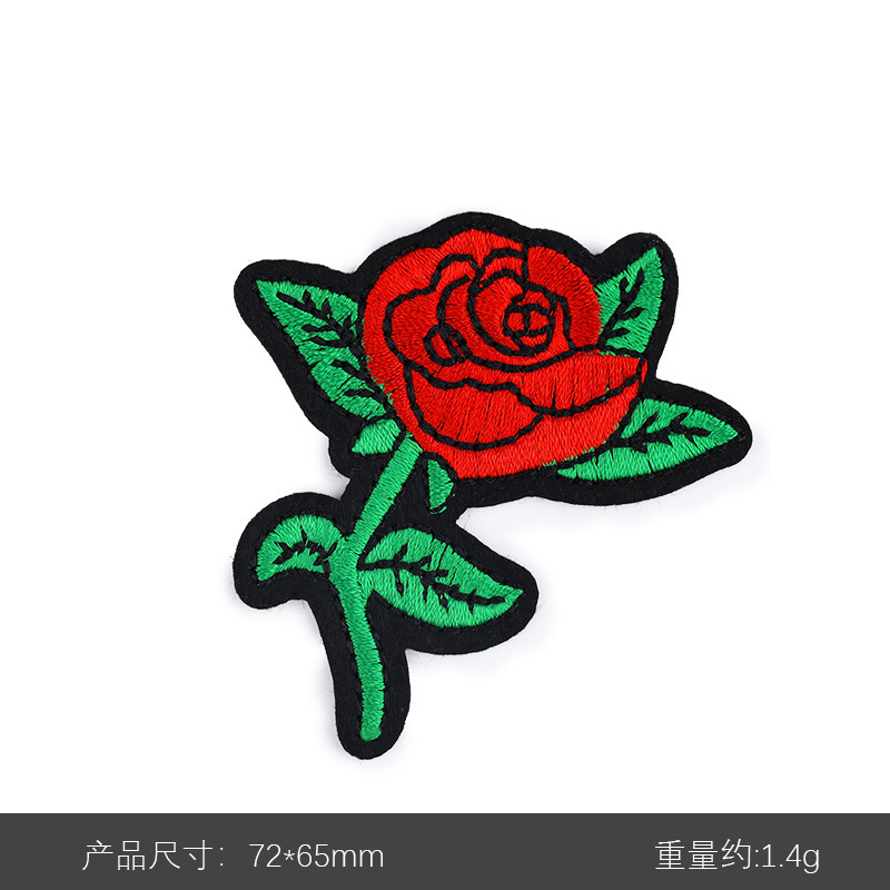 Rosas de flores de ciruela de flores de girasol serie de accesorios de ropa pegatinas de zapatos y bolsos accesorios pegatinas