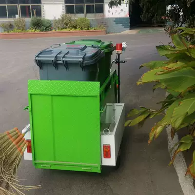 Elektrik zibil maşınları Three-Wheeled Cleaning Truck, Double