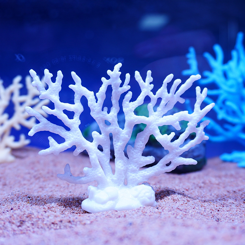 Decoración del paisaje submarino estilo explosivo cornamenta transfronteriza colorido pecera decoración paisajismo hierba acuática rama de hierro