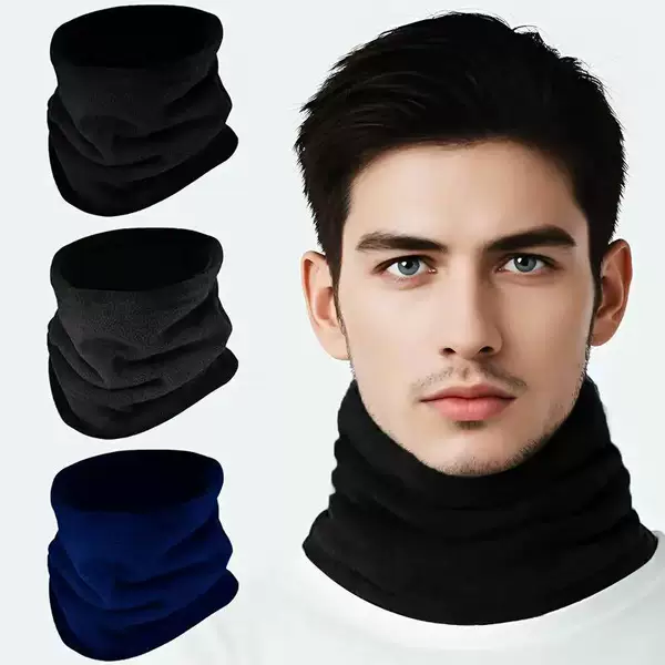 New Autumn and Winter Fleece Outdoor Cycling Mask, Neck Gaiter, Sports Fleece Windproof Hat, Cross-Border Neck Protection and Warmth