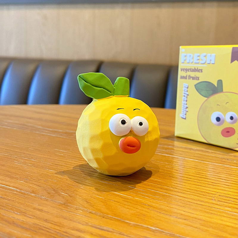 Оригинальный стиль резьбы по дереву, фруктовый орнамент второго поколения - оранжевый.