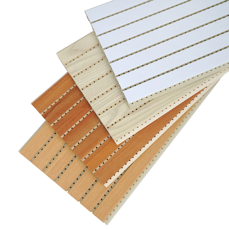 placa de absorción de sonido decoración de pared de fibra de madera de bambú tablero de madera de aislamiento acústico de fibra de poliéster sala de video de cerámica aluminio tablero de absorción de sonido