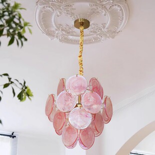 新款意大利murano手工玻璃餐厅吊灯法式中古复古客厅卧室灯具-阿里巴巴