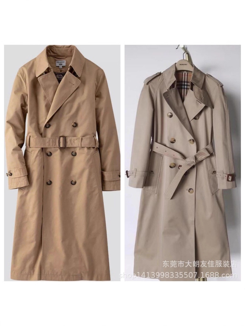 Comercio exterior barato de estilo europeo y americano cinturón de ropa de mujer abrigo temperamento transfronterizo algodón medio largo fino una sola pieza solitaria miscelánea