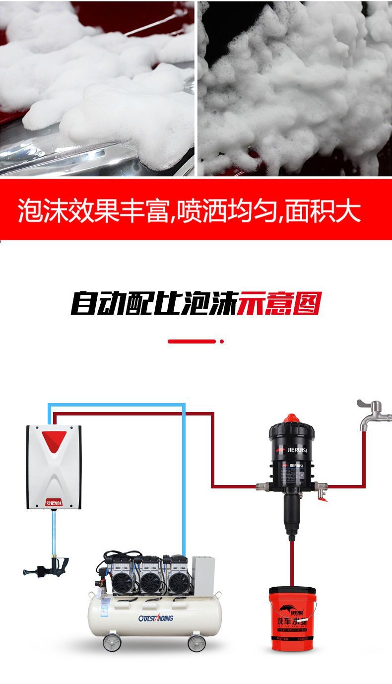 Car Wash Shop Liquid Dispensing Machine Wax Water Liquid Proportioning Machine Foam Automatic Dilution Pump Liquid Automatic Proportioning Dispenser