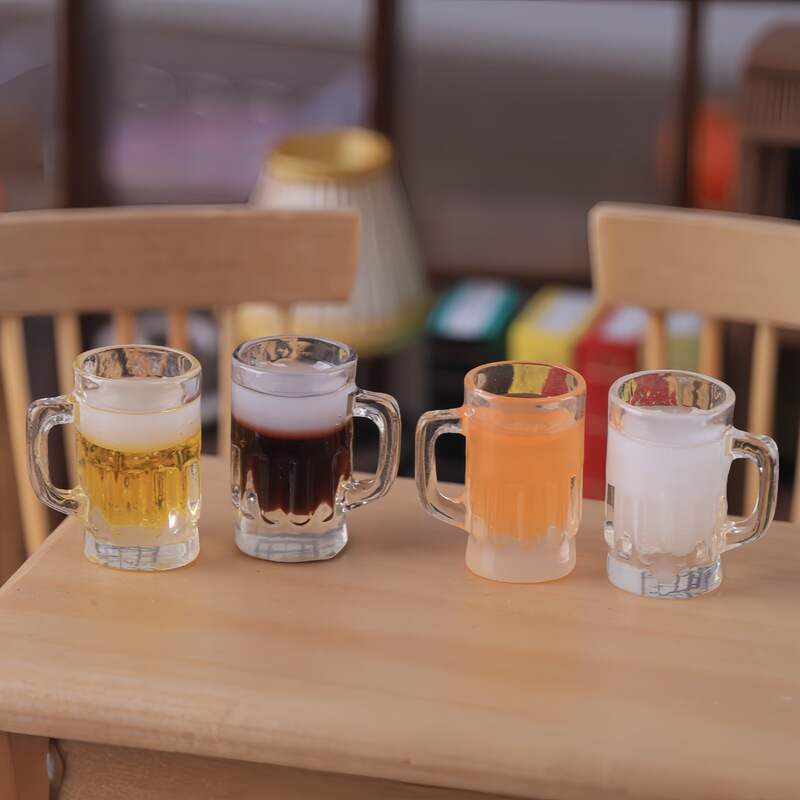 Simulated Miniature Scene Small Ornaments DIY Keychain Pendant Resin Accessories Beer Mug Cross-Border Wholesale Factory Simulated Miniature Scene Small Ornaments DIY Keychain Pendant Resin Accessories Beer Mug Cross-Border Wholesale Factory