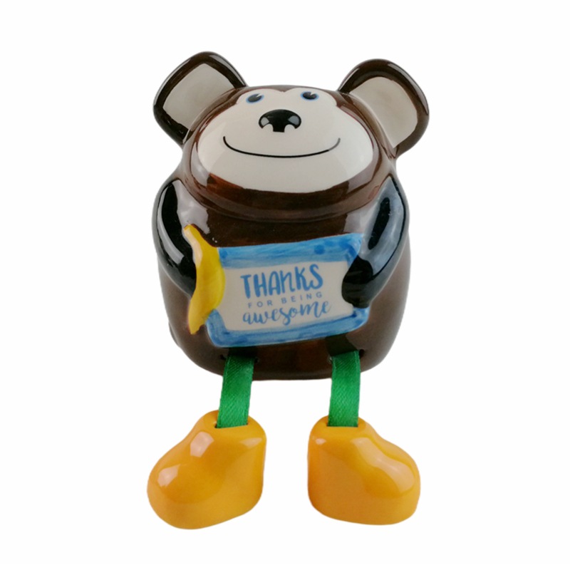 Pequeños animales transfronterizos adornos de micro paisajes decoración de escritorio pequeños adornos artesanías de cerámica regalos muñecas de dibujos animados lindos