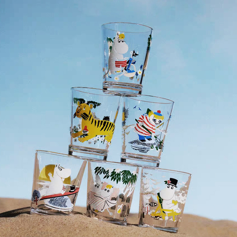 Finnish Arabia Moomin Crystal Glass Cup 220ml Cartoon Drink Cup Breakfast Cup Water Cup Juice Beer Cup Finnish Arabia Moomin Crystal Glass Cup 220ml Cartoon Drink Cup Breakfast Cup Water Cup Juice Beer Cup