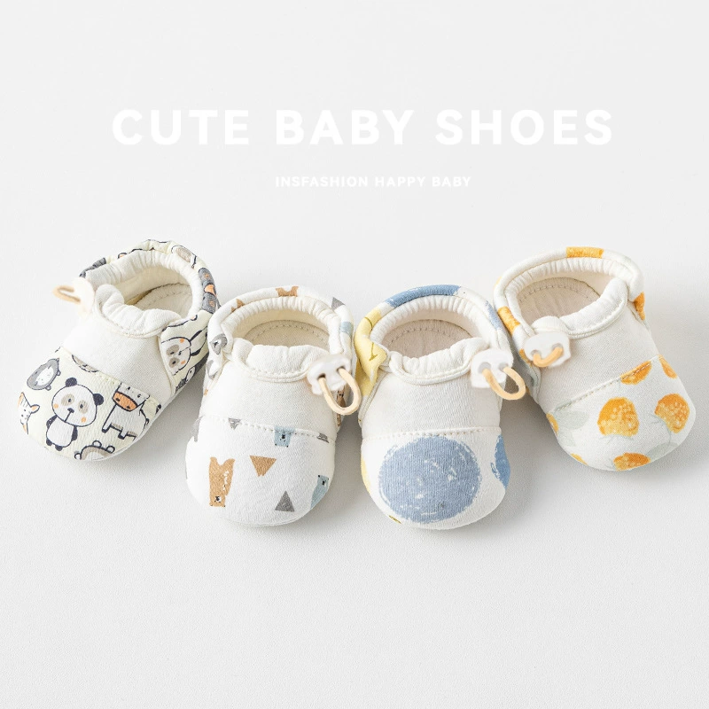 Новорожденные младенцы, мужчины и женщины весной и осенью дети 0-1-3 года нескользящие мягкие подошвы в помещении