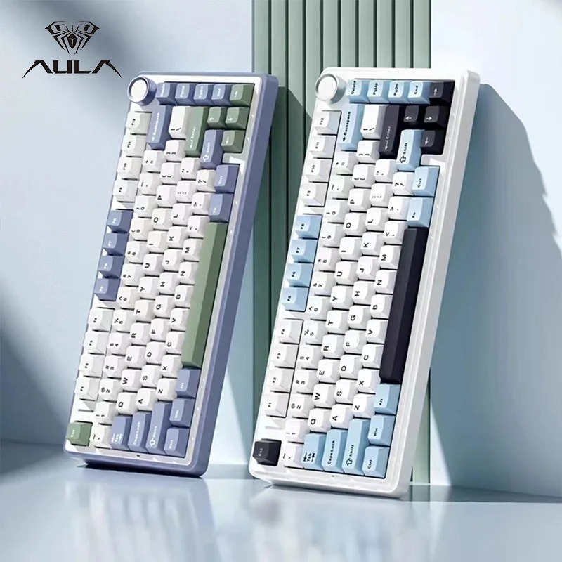 AULA タランチュラ F75 カスタマイズされたメカニカル キーボード ガスケット構造フルキー ホットスワップ可能ワイヤレス 3 モード Bluetooth MAX|undefined