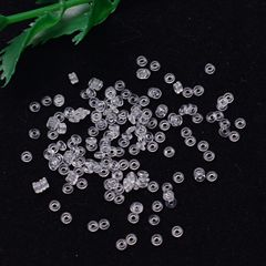 珍珠子2mm/2.5mm硅胶垫片防摩擦隔片diy手链项链串珠透明硅胶材料