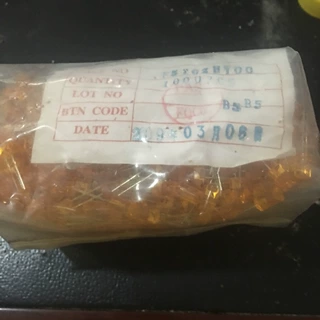 LED发光二极管一千个一包F5内凹黄发黄节日灯串装饰橘黄色
