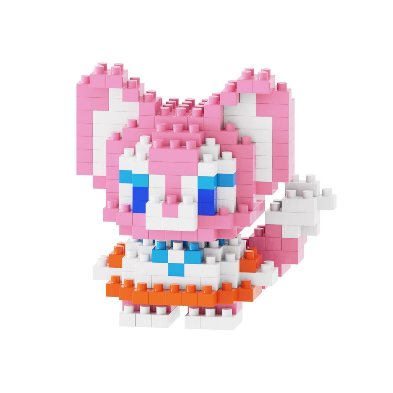 Juguetes de muñeca de dibujos animados de bloques de construcción de micropartículas educativos para niños Compatible con Lego para niños y niñas