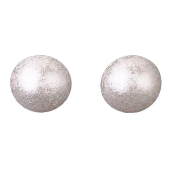 Retro big cotton earrings from pearl