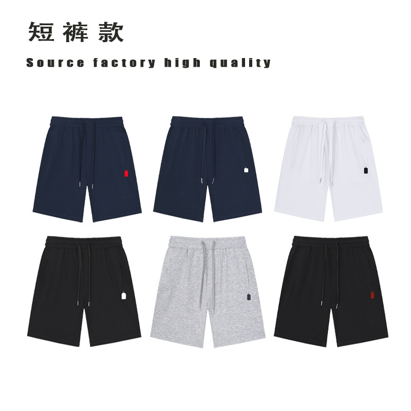 Drop-shipping men's solid color casual versatile Polo pure cotton golf sports beach workwear shorts