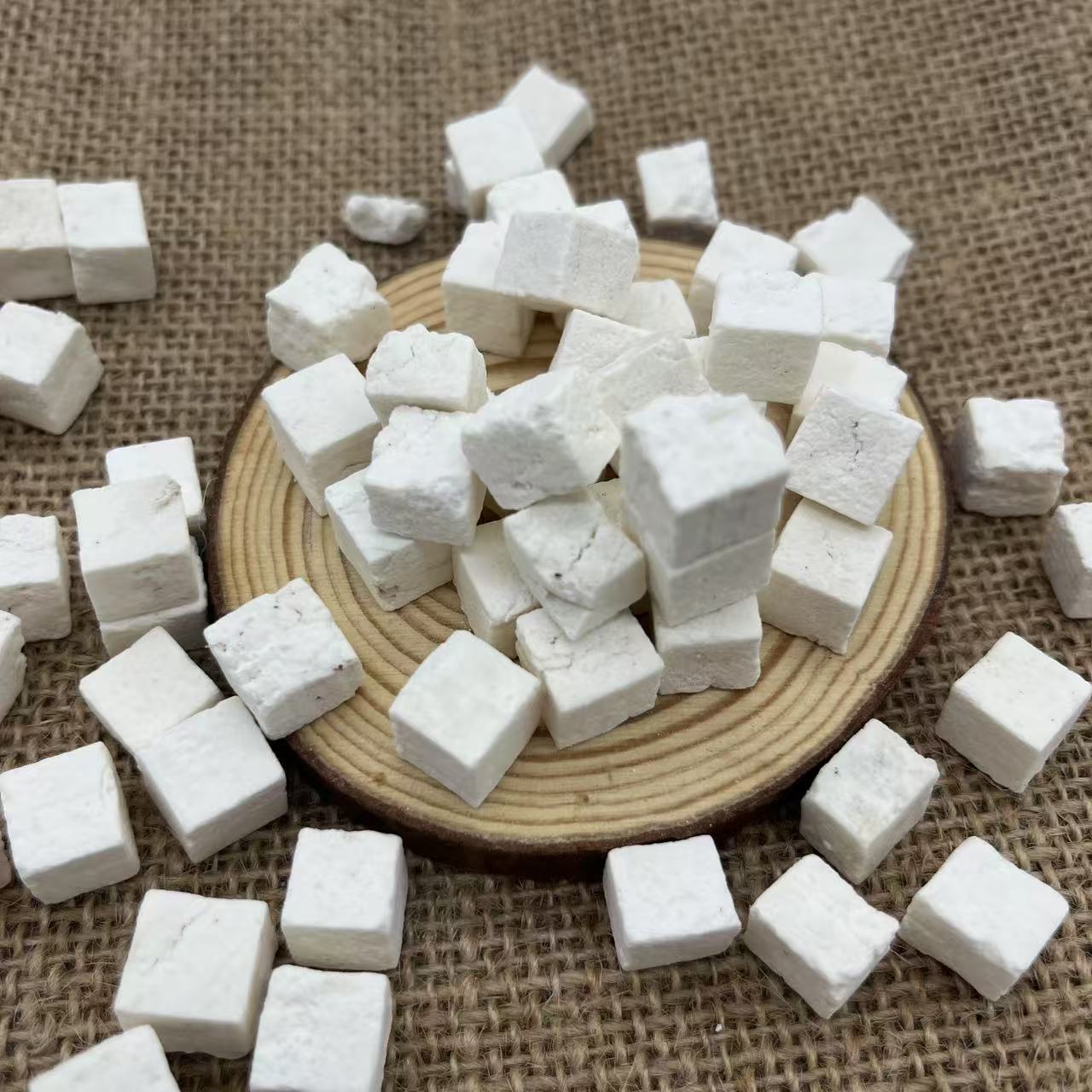 Poria Fu Ling Cubes 500g Dried Poria cocos Herbal Tea Pieces Yuexi New Stock key features