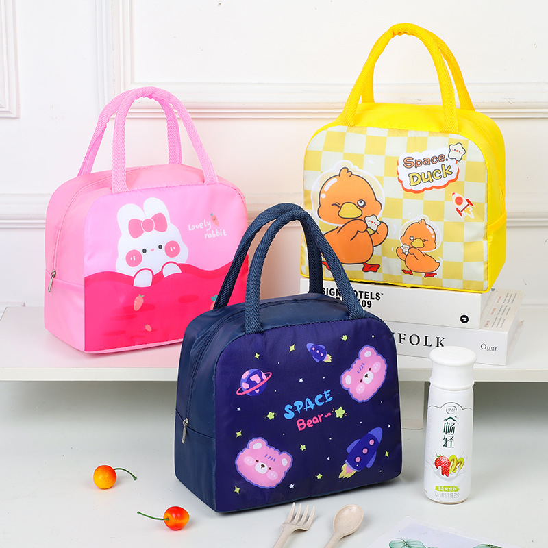 New Product Meal Box Bag, Insulated for Hot and Cold, Student Handheld Lunch Bag, Cute Style Bento Bag, Outdoor Insulated Lunch Bag