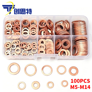 �羳100pcs�~�|Ȧ�ܷ�|���b�������ܷ�ϵ���׼�����M5-M14