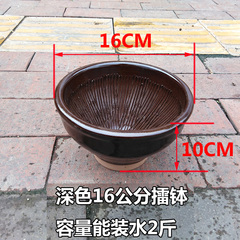 8N老式土陶擂缽湖南擂辣椒皮蛋擂椒拌飯擂缽茄子鐳缽搗蒜研磨蒜臼