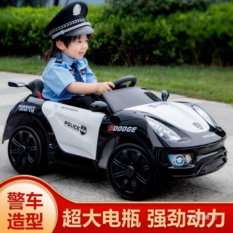 Children's Electric Car Four-Wheel Drive Car Baby Police Car Stroller for Boys and Girls with Remote Control Toy Car Children's Day Gift Children's Electric Car Four-Wheel Drive Car Baby Police Car Stroller for Boys and Girls with Remote Control Toy Car Children's Day Gift