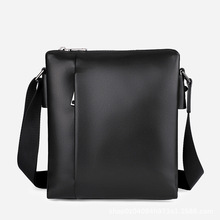 批发单肩包男士真皮斜挎包大容量头层牛皮公文包通勤斜挎包男款