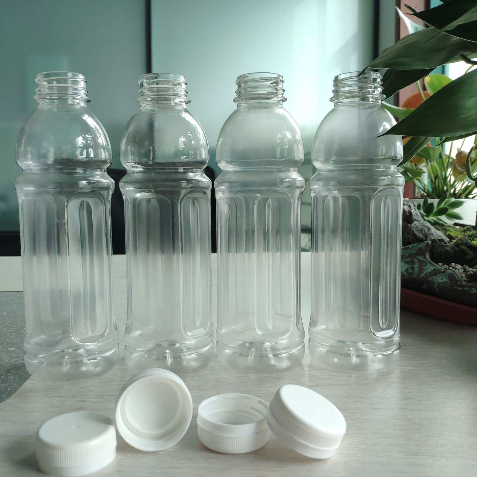 PET瓶 塑料饮料瓶 耐高温 热灌装瓶 酱料瓶 38口 600ml 0.6L 圆瓶