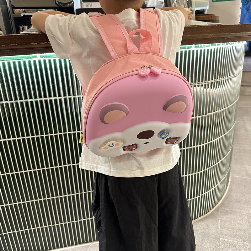 开学季2025新款幼儿园书包可爱卡通男女童蛋壳背包宝宝出游双肩包|undefined