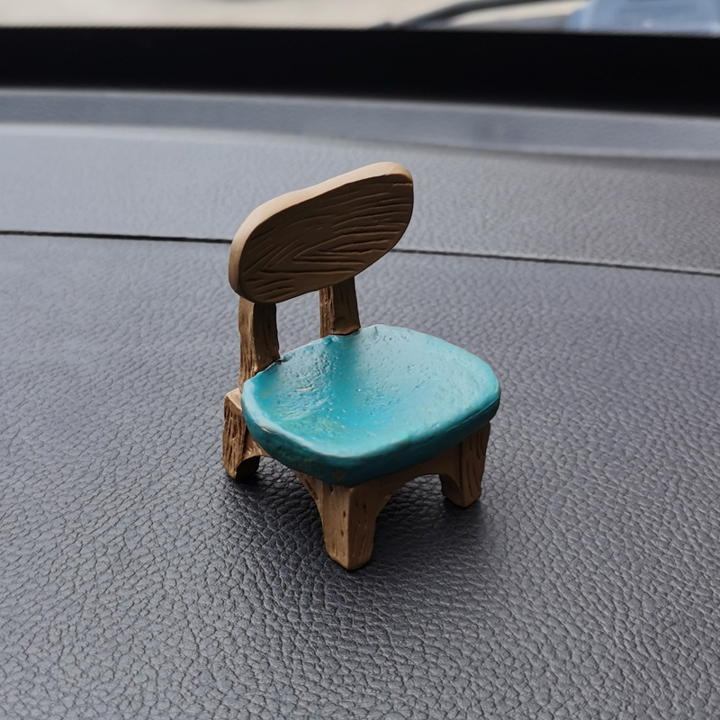 파란색 의자 (5*4*3.5cm)