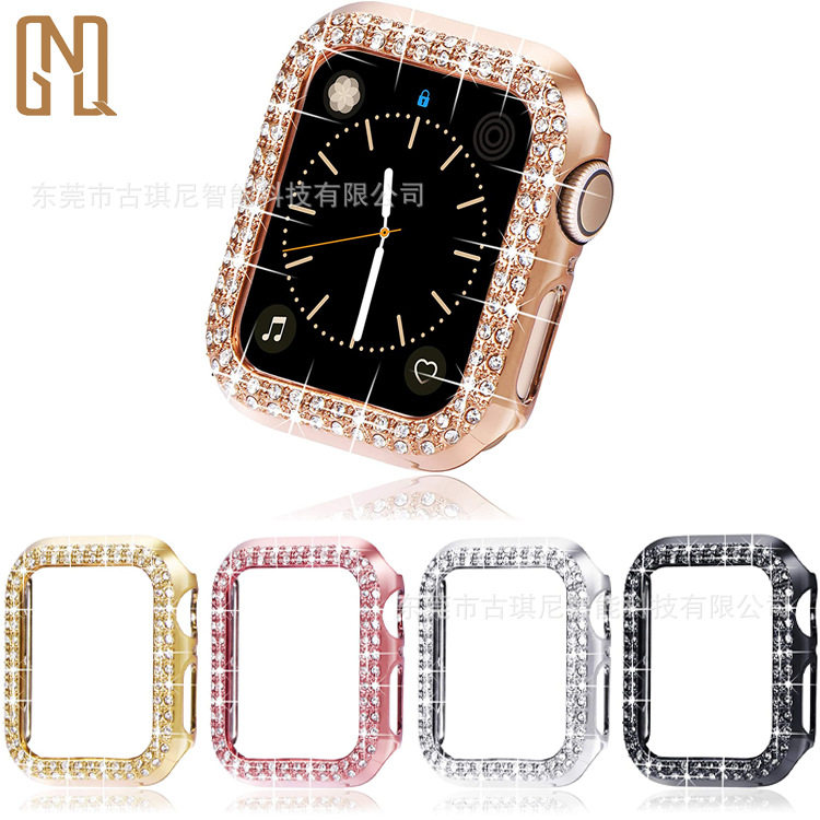 Apply to Apple watch apple iwatch smart cover PC electroplate Double drilling watch case Comprehensive Crazy Robbery