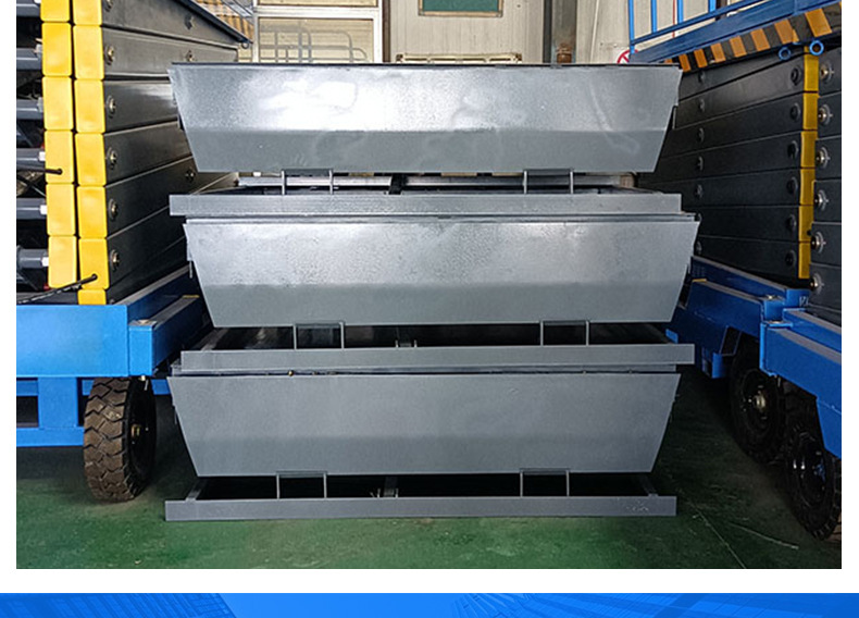 Mobile hydraulic loading and unloading lift platform for warehousing and logistics, container forklift loading and unloading mobile unloading platform