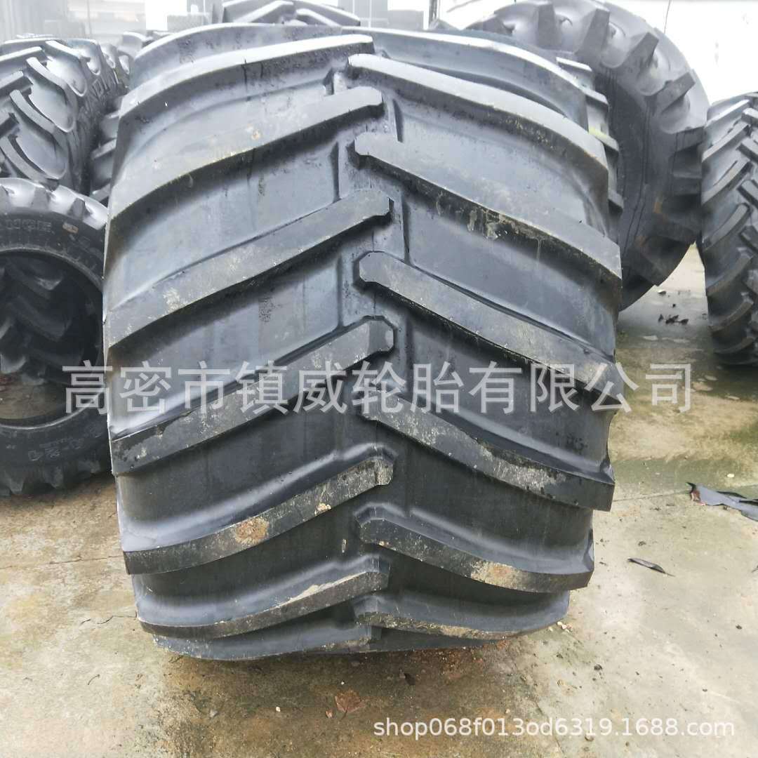 工程机械人字花纹 大脚车轮胎  66*43.00-25 沙漠运输车轮胎
