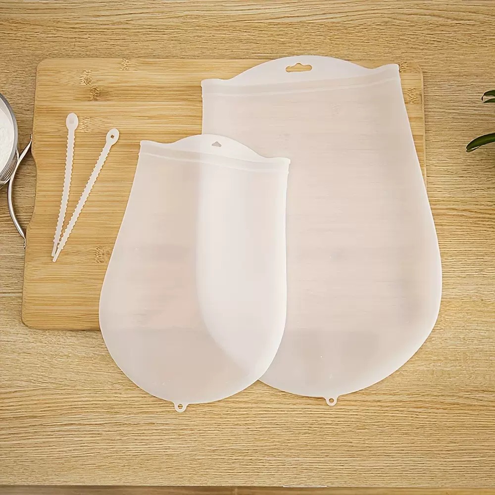 Manufacturer Supplies Food-Grade Silicone Kneading Bags, Non-Stick Dough Bags, Fresh-Keeping Dough Bags, and Baking Dough Proofing Bags