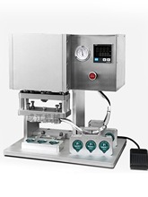 加热压封口机果冻面膜杯食品复合铝箔贴膜热小罐茶咖啡胶囊粉