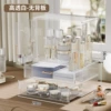 Translucent PET cosmetic cabinet 1 door + 2 drawers