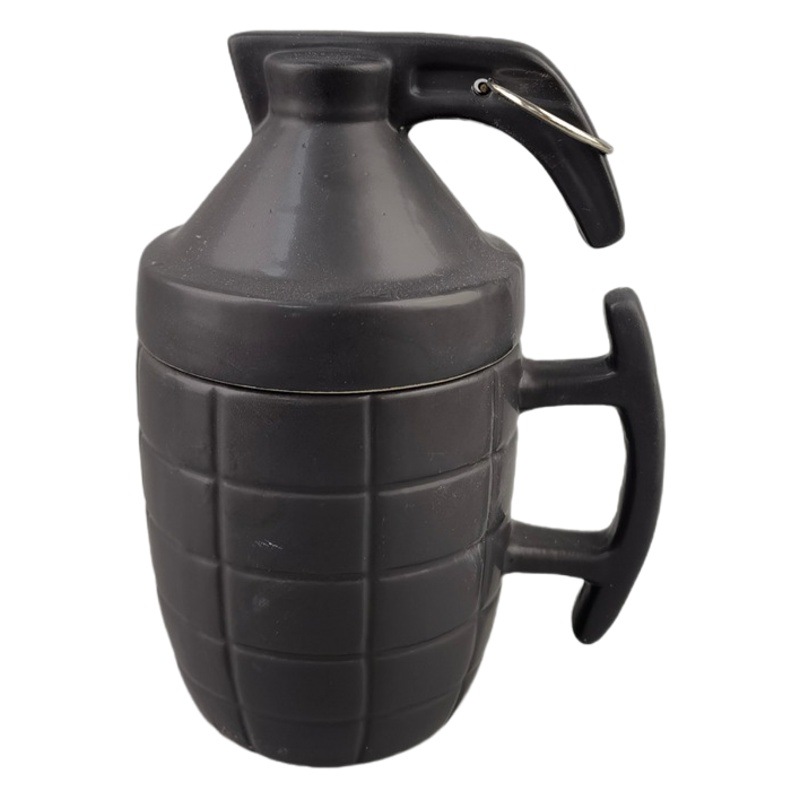 Transfronterizo moda creativa Granada bala taza 3D tridimensional bomba de cerámica taza de café Granada taza de agua regalo