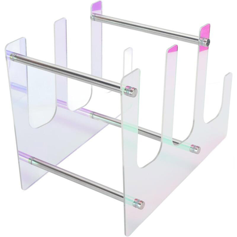 Customized Acrylic Colorful 3-Layer Detachable Keyboard Storage Rack Suitable for Office Games Internet Cafe Retail Store
