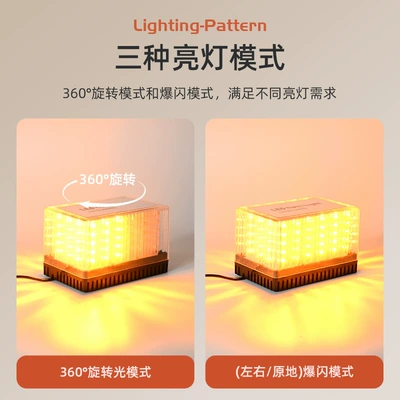 90LED car multifunctional square magnetic İşçi projektorları