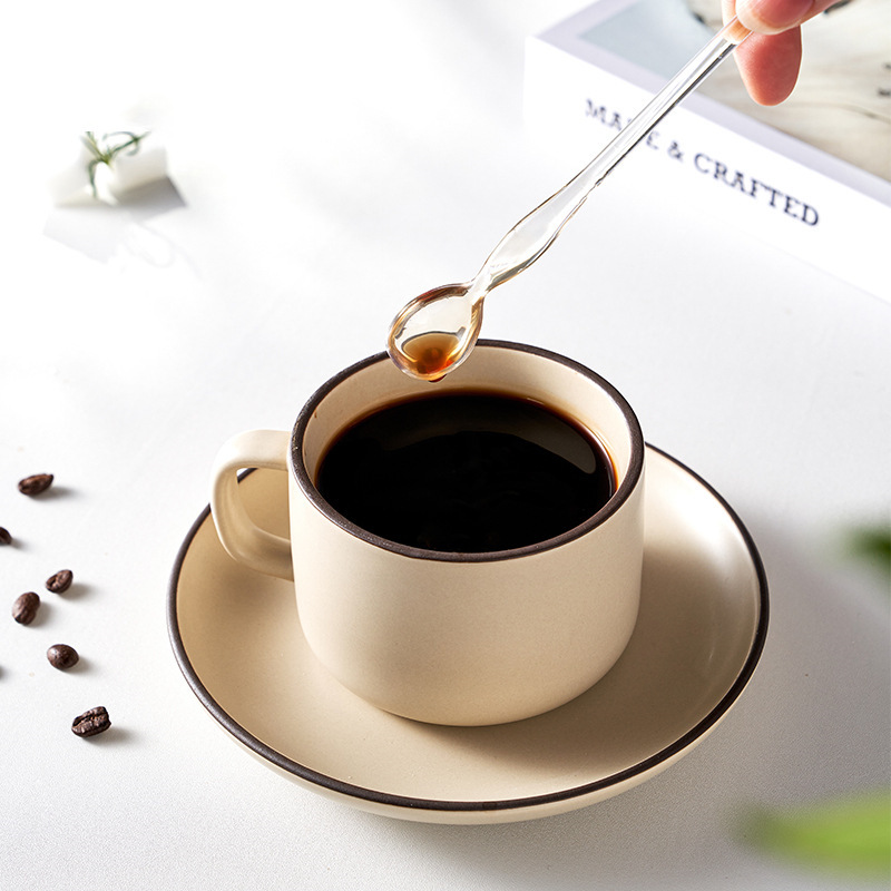 Cuchara de café y postre en acrílico estilo japonés_voghion.com