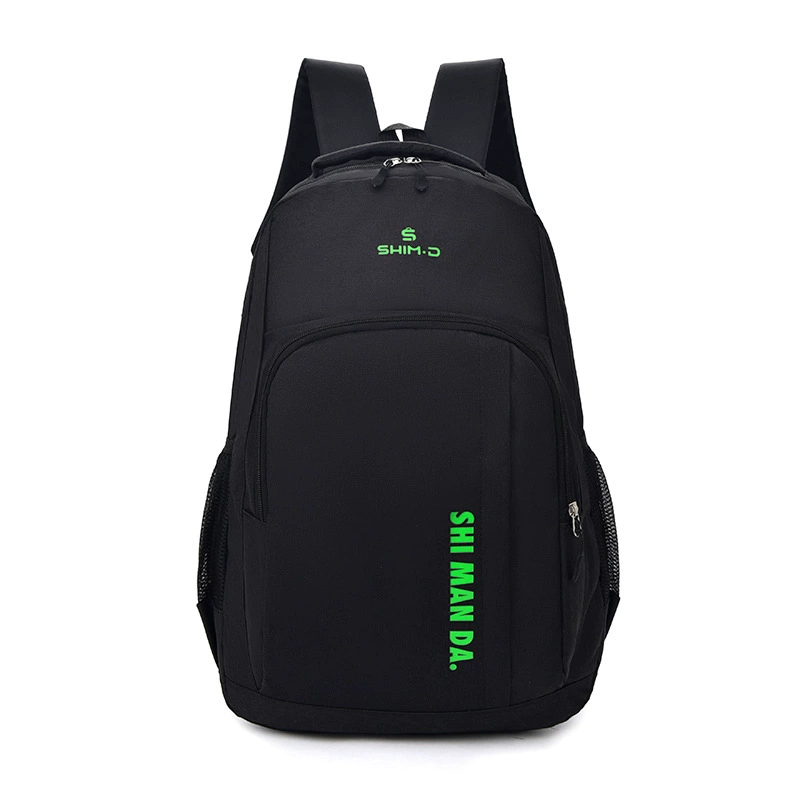 Capacious backpack for leisure, school bag for elementary school students, laptop, for import, simple and elegant design, business version, wholesale