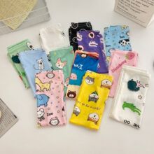 儿童冰袖夏季冰丝可爱卡通冰袖手臂防晒男女童韩版印花宝宝护袖