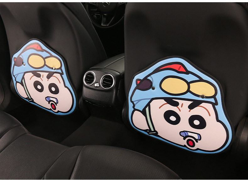Crayon Shin-Chan Ladies Cute Cartoon Car Seat Back Anti-Kick Pad Car Seat Rear Seat Back Anti-Fouling Pad