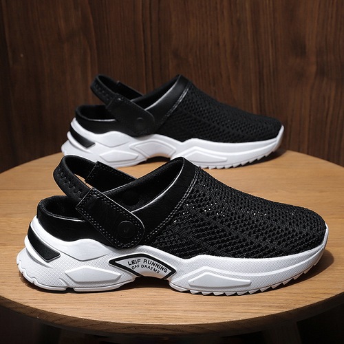 Men's  new slippers men's summer non-slip sports half slippers ins Baotou hole shoes sandals casual slippers