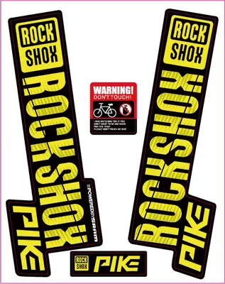 Body sticker: ROCK-SHOX Mountain Bike - 23